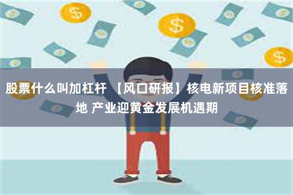 股票什么叫加杠杆 【风口研报】核电新项目核准落地 产业迎黄金发展机遇期