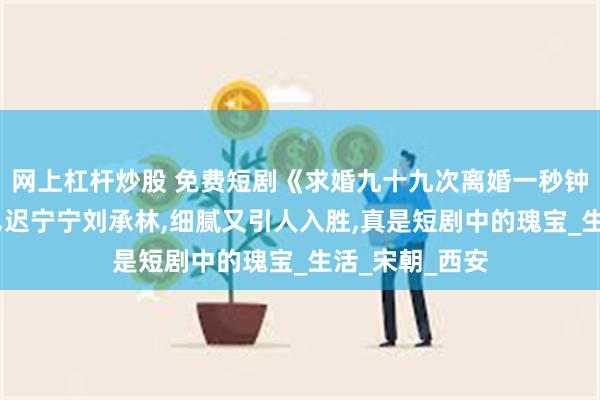 网上杠杆炒股 免费短剧《求婚九十九次离婚一秒钟》免费版全集,迟宁宁刘承林,细腻又引人入胜,真是短剧中的瑰宝_生活_宋朝_西安